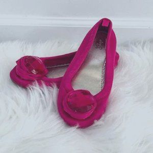 Gap Kits Girls Satin Bling Ballet Flats Size 11